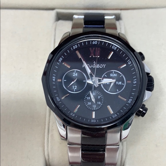 Peugeot Other - Peugeot Aviator Watch 1046 black and stainless